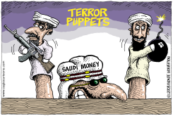  SAUDI TERROR PUPPETS by Monte Wolverton