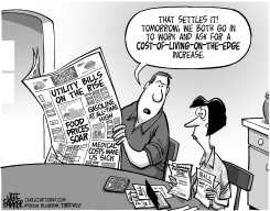 COST OF LIVING ON THE EDGE by Jeff Parker