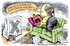 CLINTON FATIGUE GUY by Sandy Huffaker