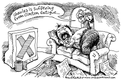 CLINTON FATIGUE GUY by Sandy Huffaker