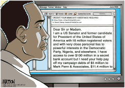 CLINTON SPAM SCAM by R.J. Matson