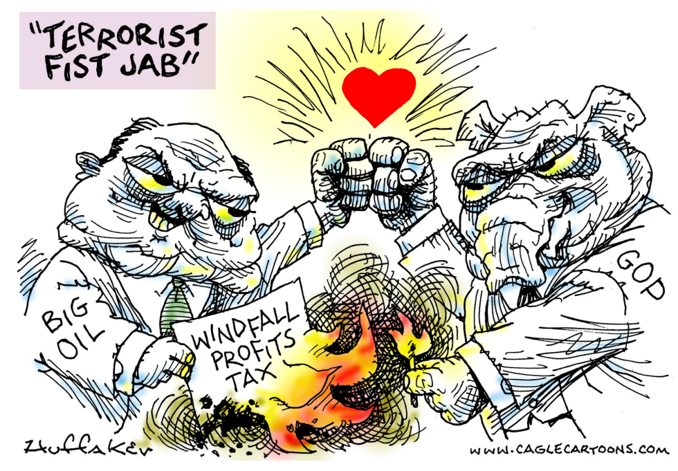 Big Oil Fist Jab COLOR