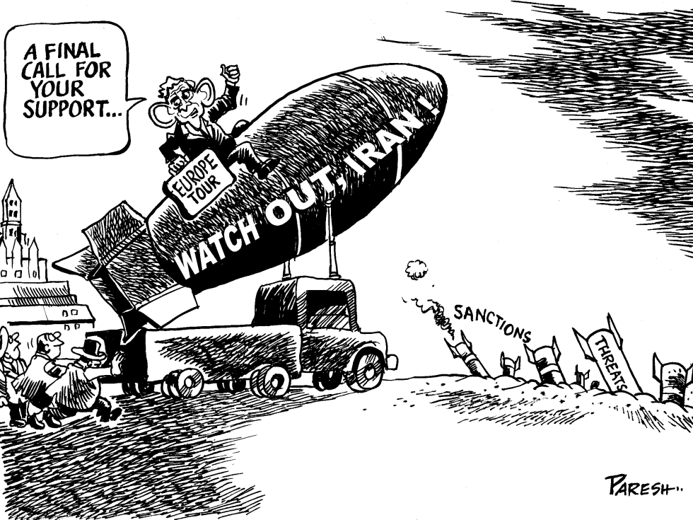  THREATENING IRAN by Paresh Nath