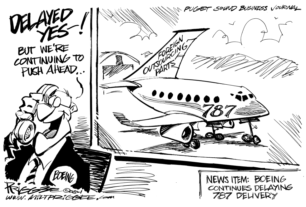  BOEING BUMMER by Milt Priggee