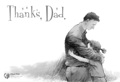 THANKS DAD by Cam Cardow