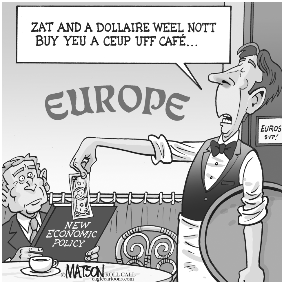 Weak Dollar In Europe