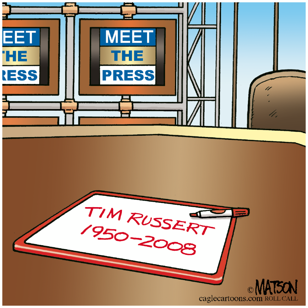 Tim Russert, 1950-2008-COLOR