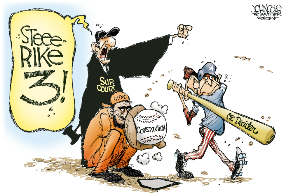 Strike three on Gitmo
