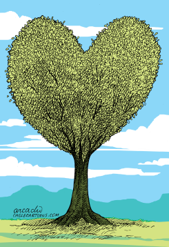 LOVE FOR THE TREE   by Arcadio Esquivel