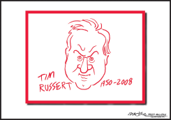 TIM RUSSERT by J.D. Crowe