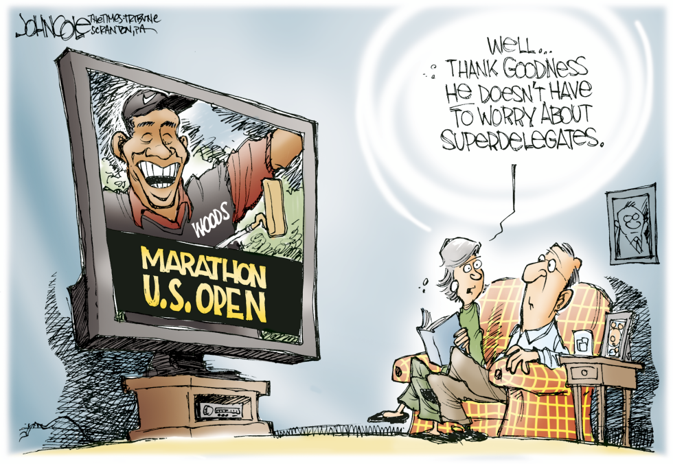 Tiger wins marathon