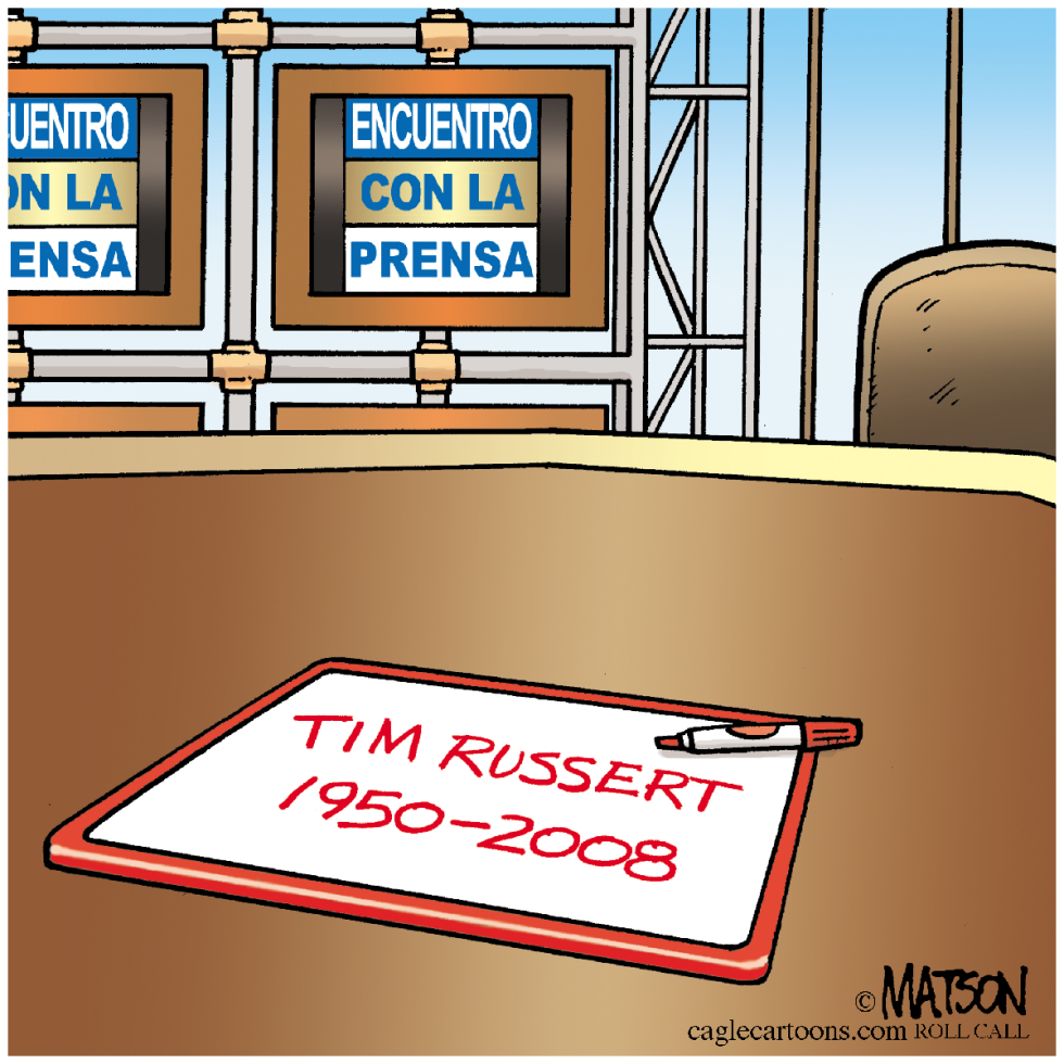 Tim Russert, 1950-2008 / COLOR