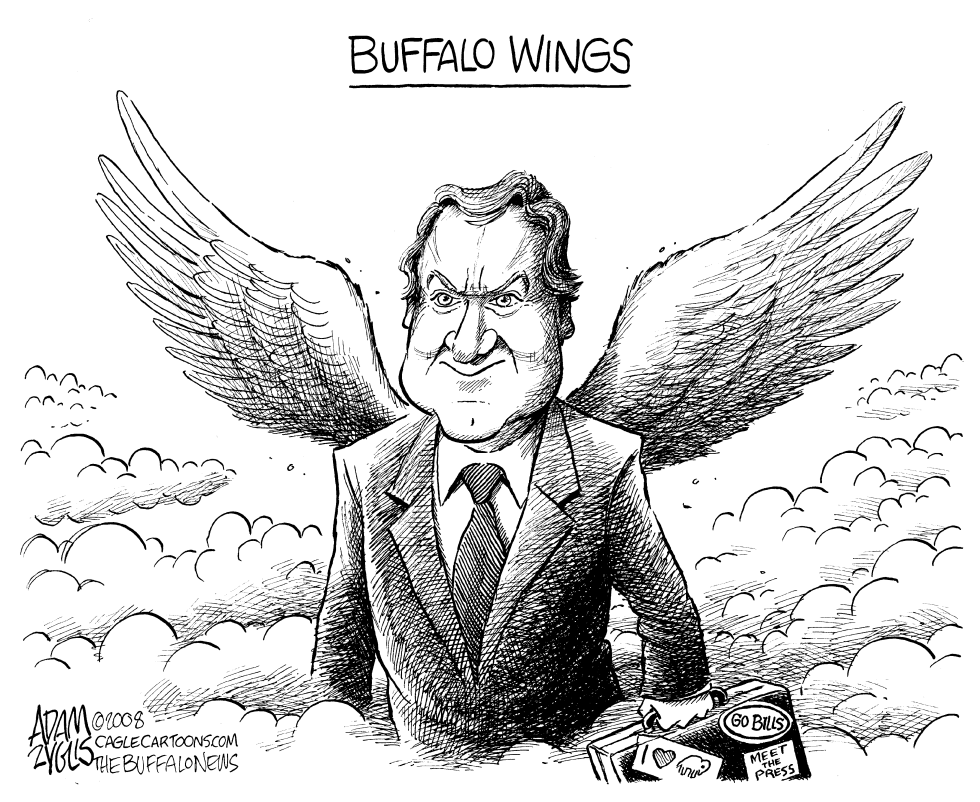  TIM RUSSERT by Adam Zyglis