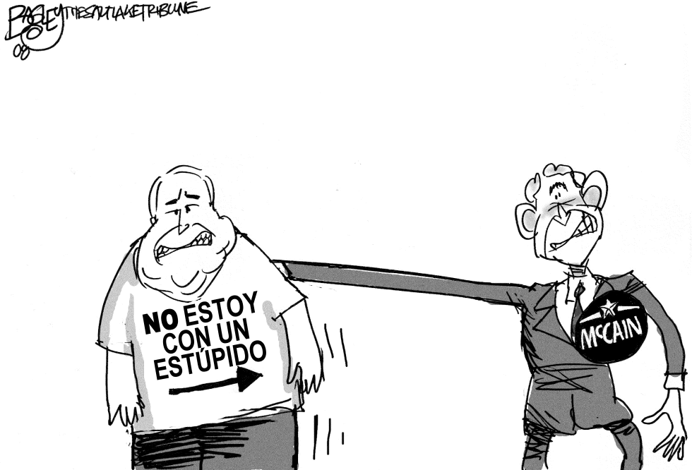 McCain con un Estupido