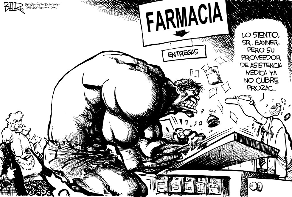 Hulk golpea a la Asistencia Medica