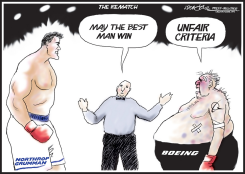BOEING VS NORTHROP GRUMMANAGAIN by J.D. Crowe