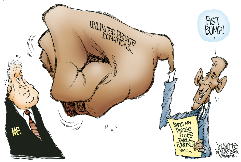 Obama money bump
