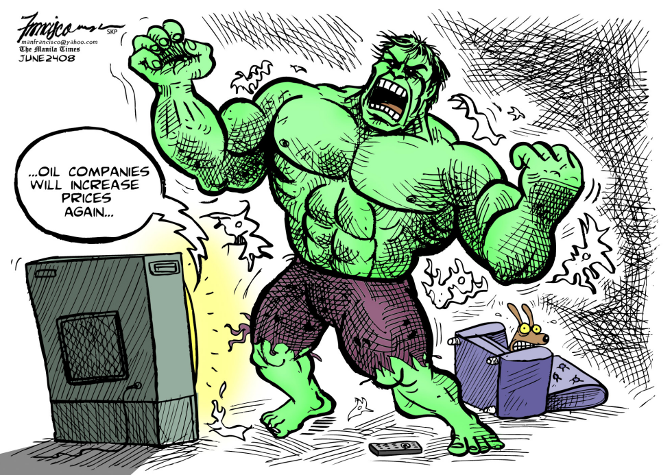 Oil price hike again Color