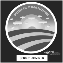 OBAMA SUNSETS PUBLIC FINANCING by R.J. Matson