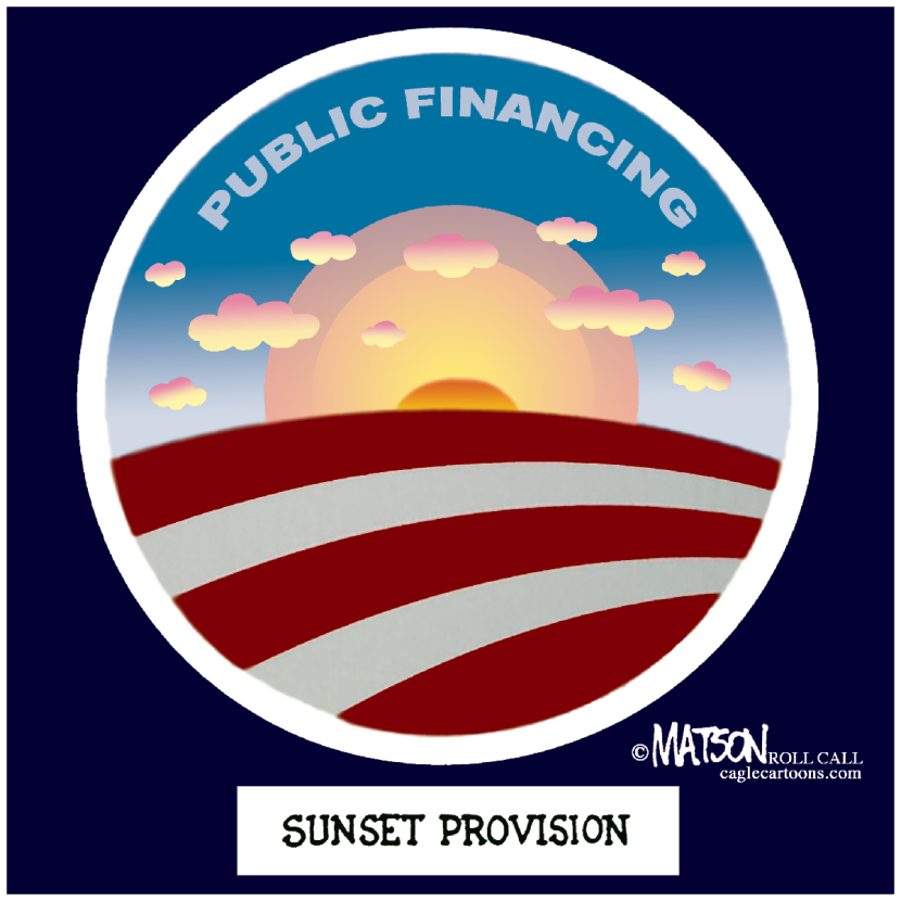 Obama Sunsets Public Financing-COLOR