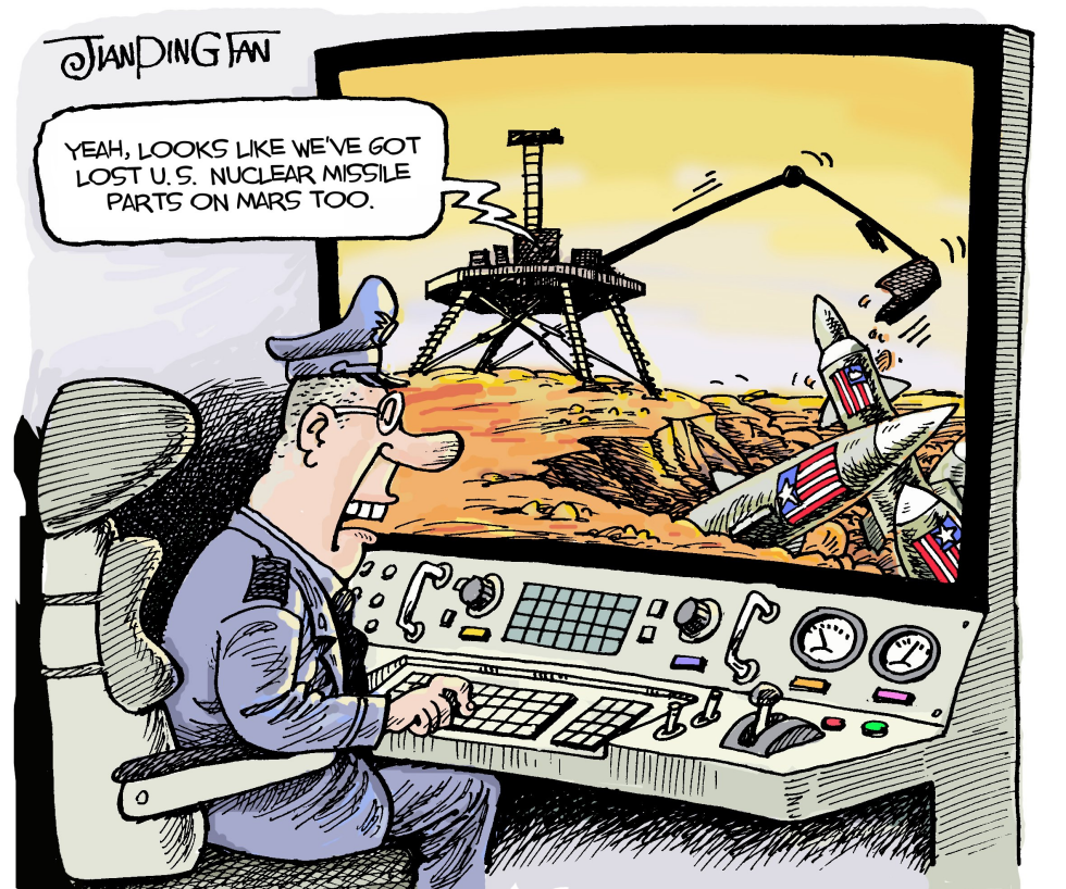 Nuclear Missiles on Mars