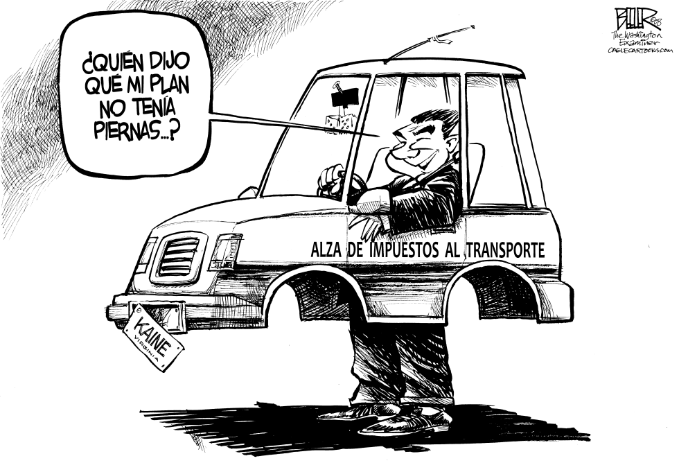 Kaine trata de vender el Alza de Impuestos