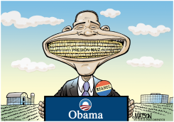 MAIZ EN LA BOCA DE OBAMA /  by R.J. Matson