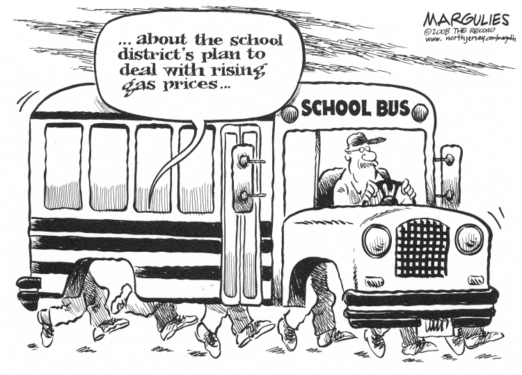 SCHOOL DISTRICTS AND GAS PRICES by Jimmy Margulies