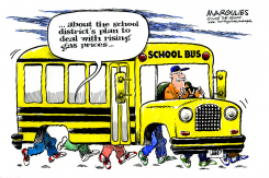 SCHOOL DISTRICTS AND GAS PRICES by Jimmy Margulies