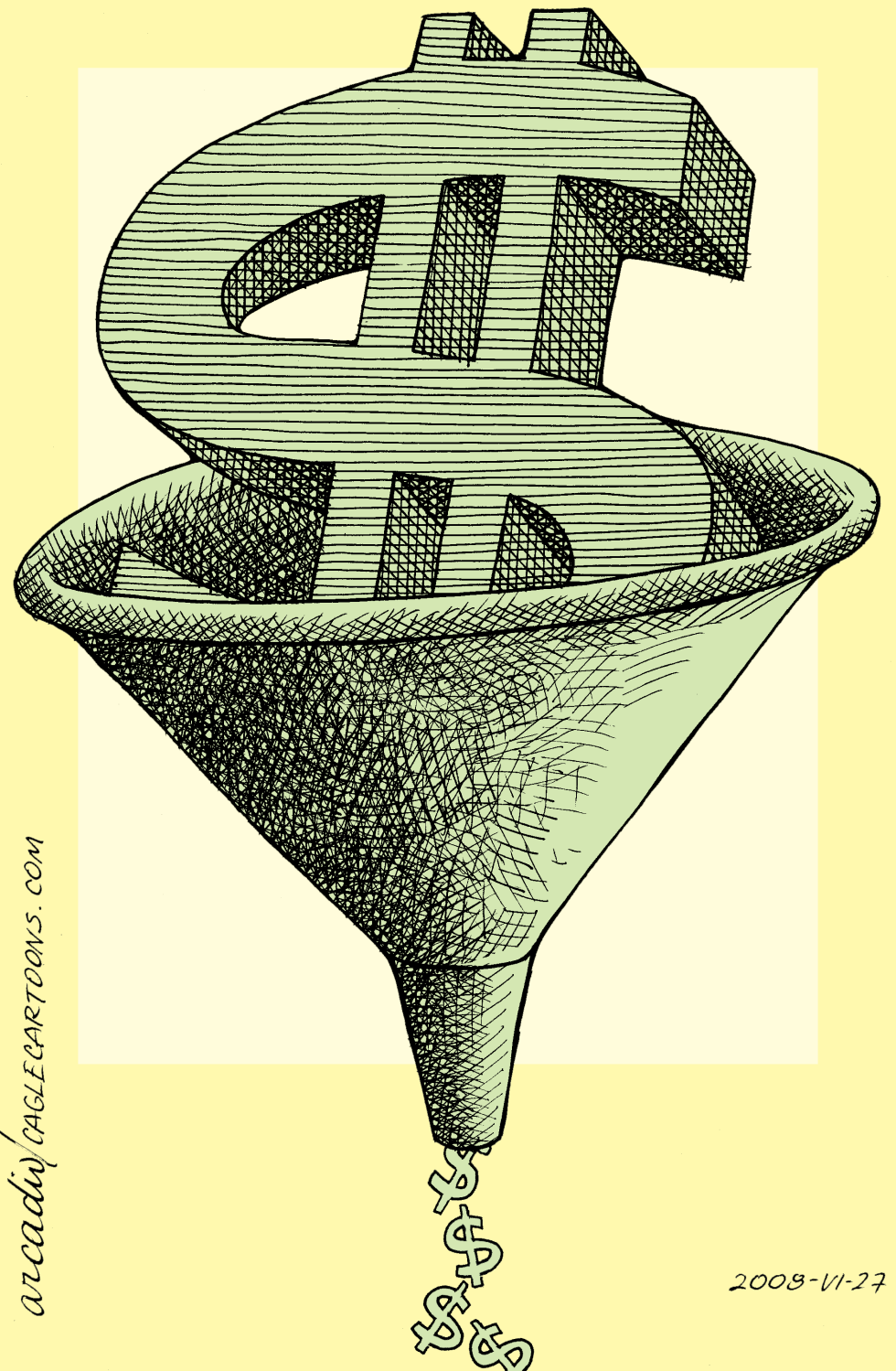 Shrinking Dollar COLOR