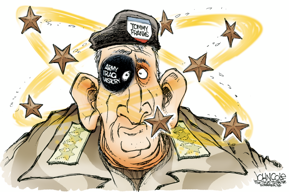 Tommy Franks sees stars
