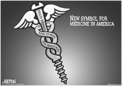 NEW SYMBOL FOR MEDICINE IN AMERICA by R.J. Matson