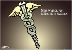 NEW SYMBOL FOR MEDICINE IN AMERICA by R.J. Matson