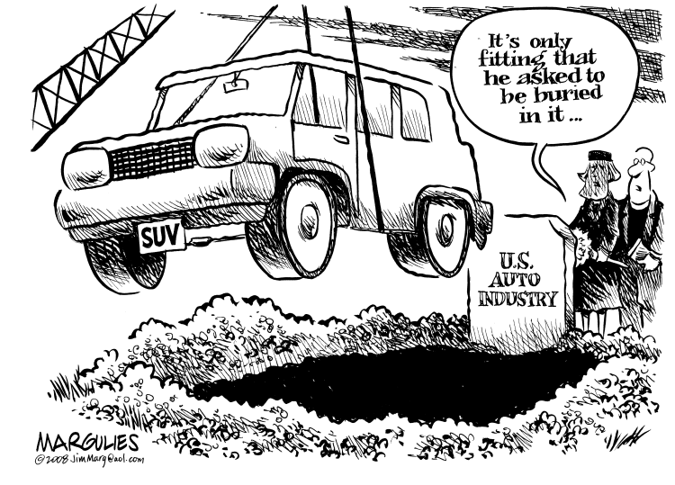 DEATH OF US AUTO INDUSTRY by Jimmy Margulies