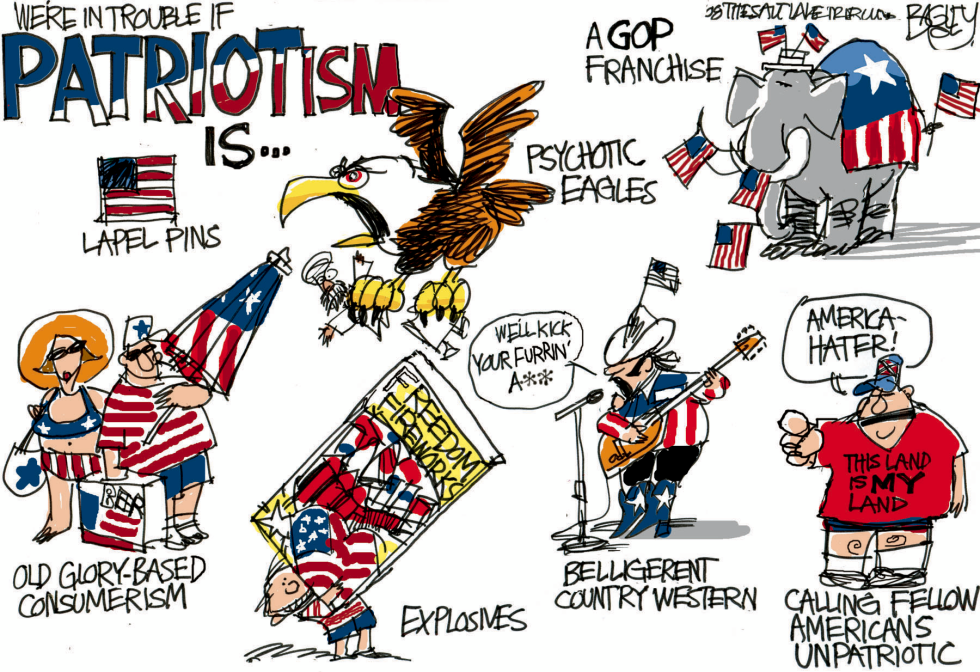  PATRIOTISM by Pat Bagley