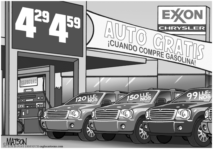 Auto Gratis cuando compre Gasolina