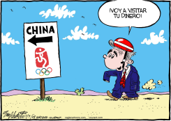 BUSH VA A CHINA / by Bob Englehart