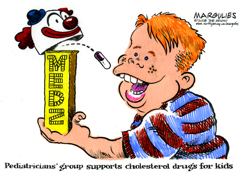 Cholesterol drugs for kids color