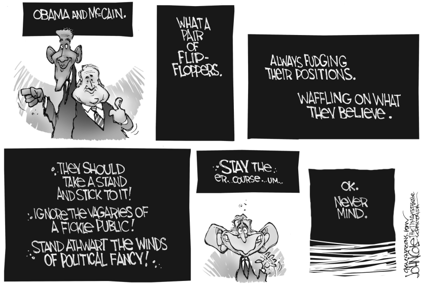 The flip-floppers BW