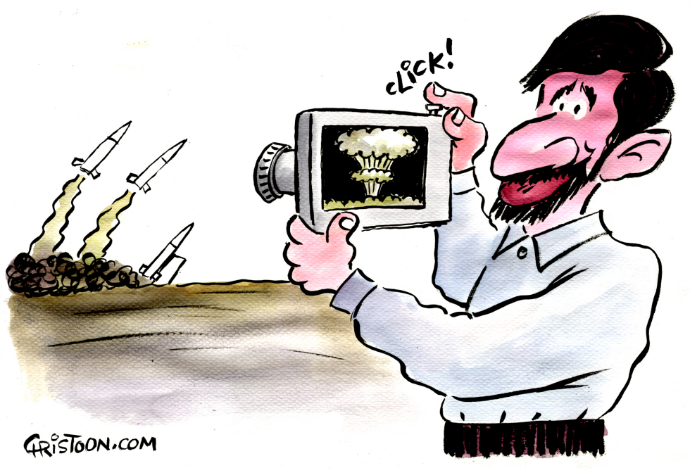 Ahmadinejad's fake photo - COLOR