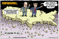 FANFARRONEO SOBRE IRAN /  by Monte Wolverton