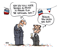 AL-ASSAD IN PARIS   by Frederick Deligne