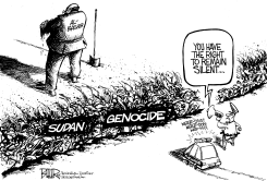 GENOCIDE POLICE by Nate Beeler