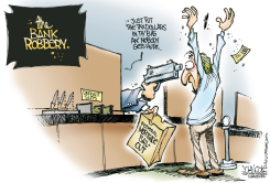 THE STICK-UP  by John Cole