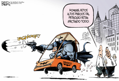 EL NUEVO BATIMOVIL /  by Nate Beeler