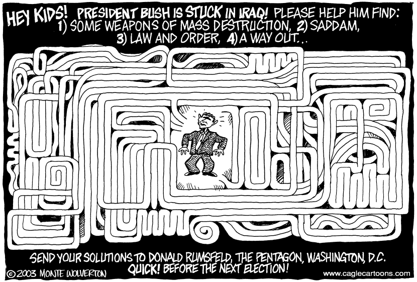 Bush Stuck in Iraq