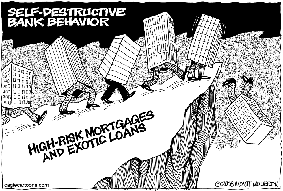 Self- destructive bank behavior
