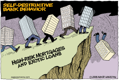 SELF- DESTRUCTIVE BANK BEHAVIOR  by Monte Wolverton