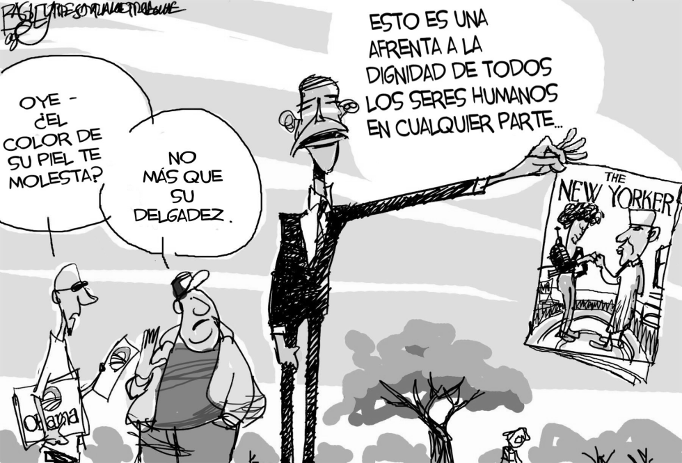  LA PIEL DE OBAMA by Pat Bagley