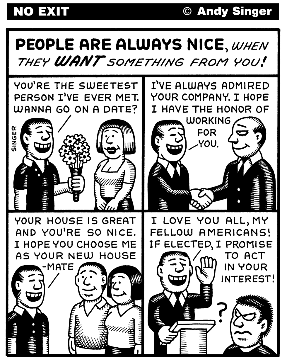 People are Nice when wanting